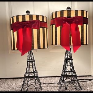 Paris themed lamps